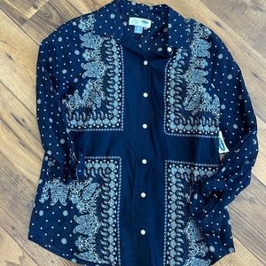 Button down old navy blouse
